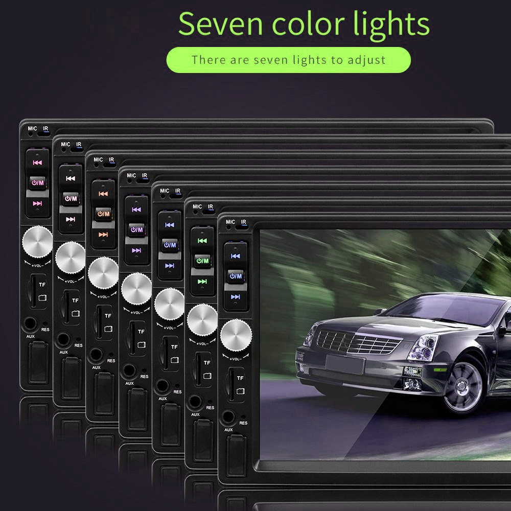 ouchuangbo 7 inch Car Radio  Double Din Universal Car Bluetooth MP5 Player Support Reverse Camera
