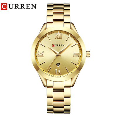 Curren Carren 9007 Women's Steel Strap Casual Quartz Watch Simple Watch Women's Watch