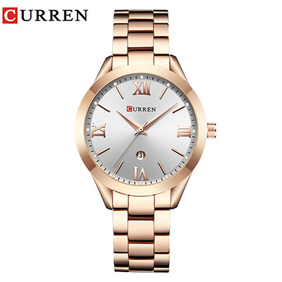 Curren Carren 9007 Women's Steel Strap Casual Quartz Watch Simple Watch Women's Watch
