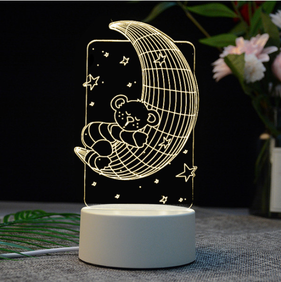 3D table lamp LED gift lamp USB night lamp children&apos;s gift household Christmas gift decorative lamp