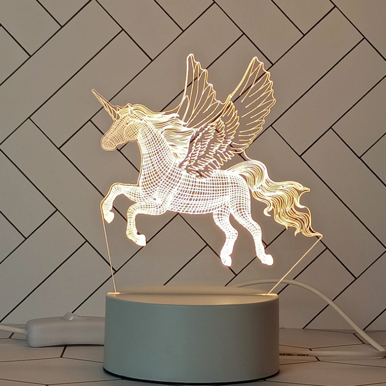 3D table lamp LED gift lamp USB night lamp children&apos;s gift household Christmas gift decorative lamp