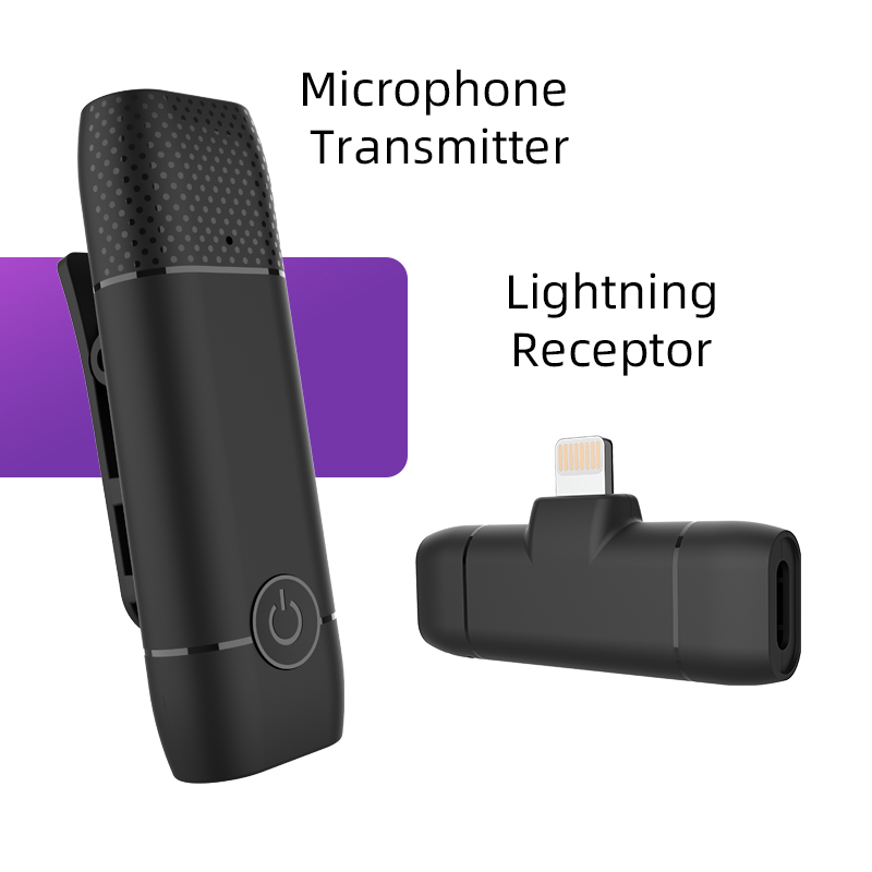 Wireless lavalier microphone  short live video  bluetooth small noise reduction microphone
