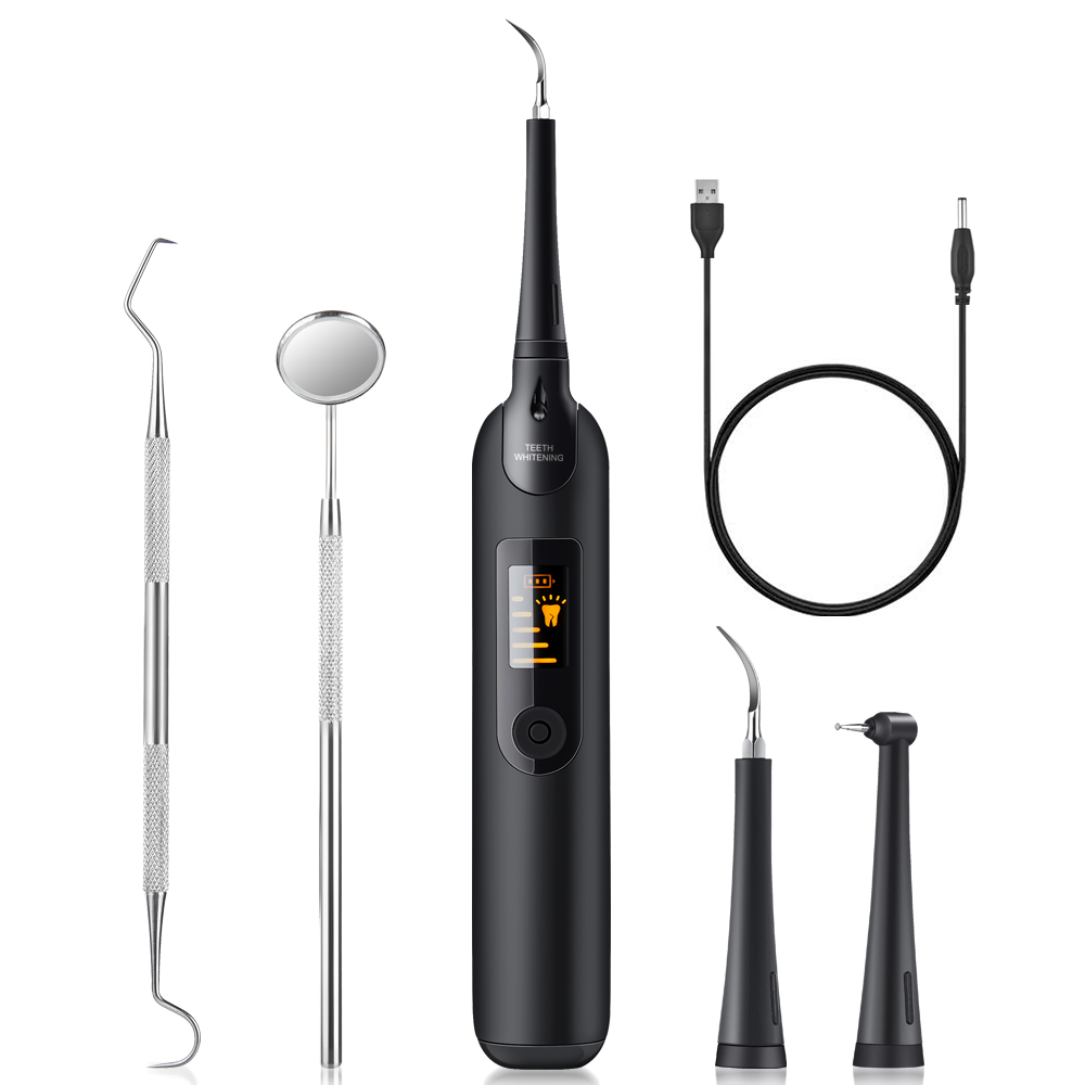Electric dental cleaner oral care dental calculus washing, flushing and yellow tooth cleaner set