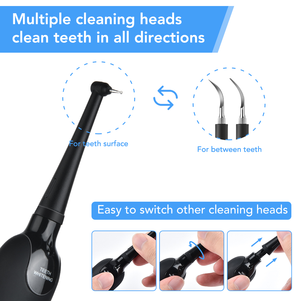 Electric dental cleaner oral care dental calculus washing, flushing and yellow tooth cleaner set