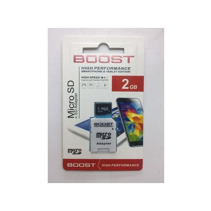 Memory Card 2GB- Boost Micro SD