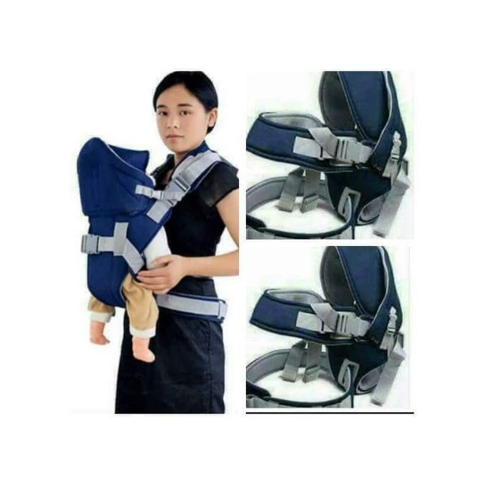 Generic Comfortable Warm With a Hood Baby Carrier - Blue .