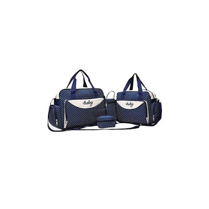 Babies Collection 5 in 1 Baby Diaper Bag - Navy Blue