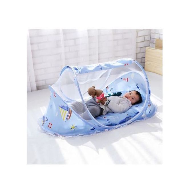 Generic Folding Baby Mosquito Nets in blue