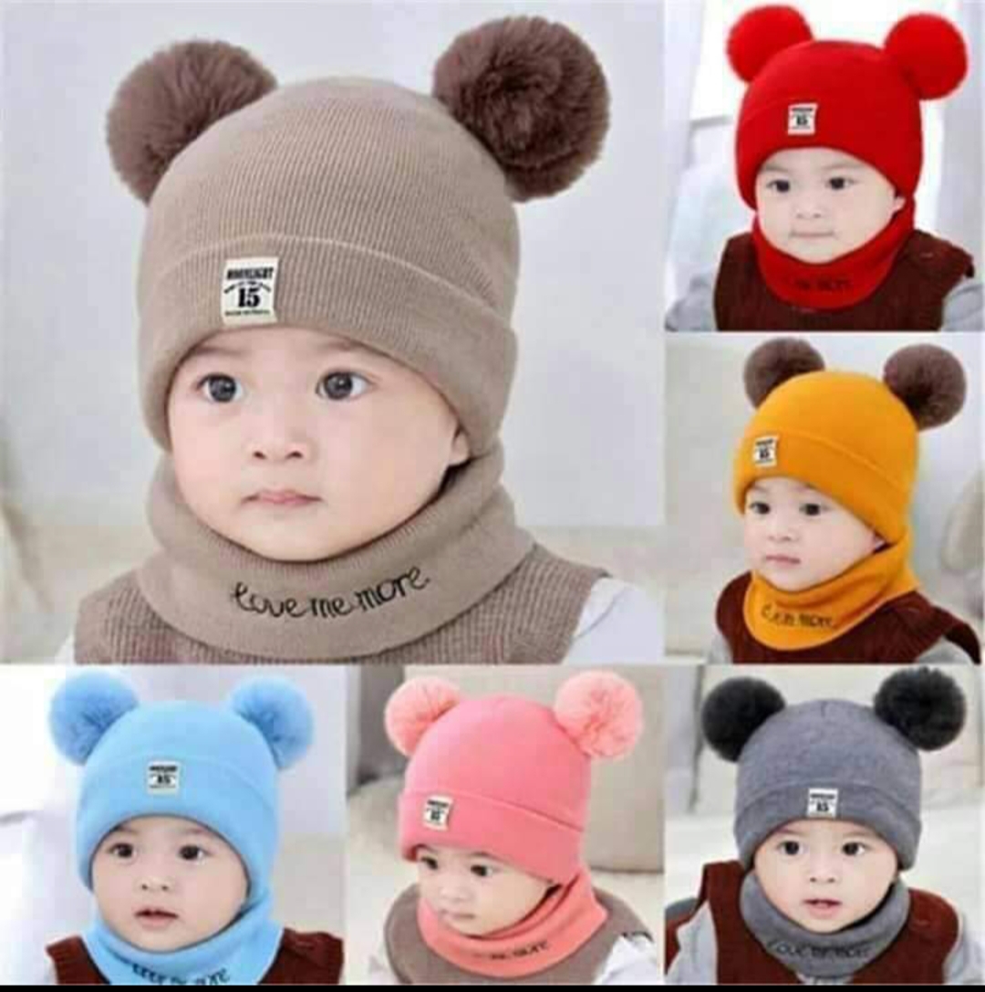 FASHION BABY HATS AND SCARF