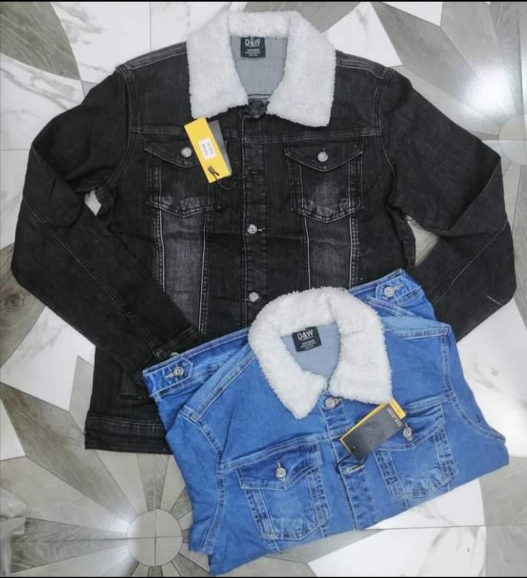 Denim Warm Fashion Woolen Jackets.