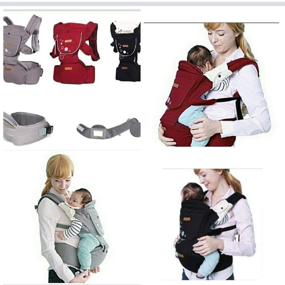 Baby carrier with strong hip seat