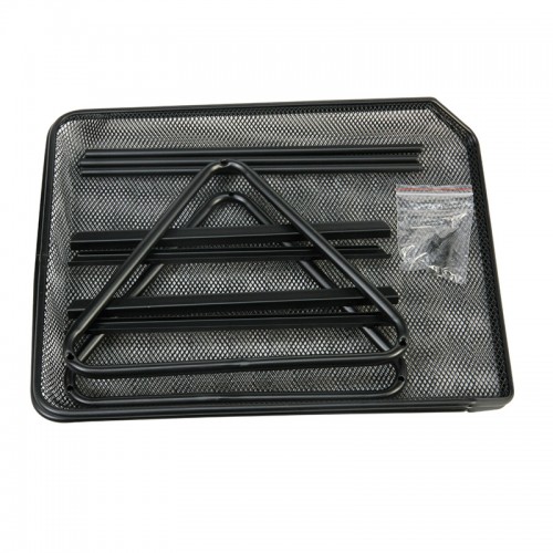 Desk Tray Office Desk Organizer - Sliding Document Trays Office Tray 2-Tier Mesh