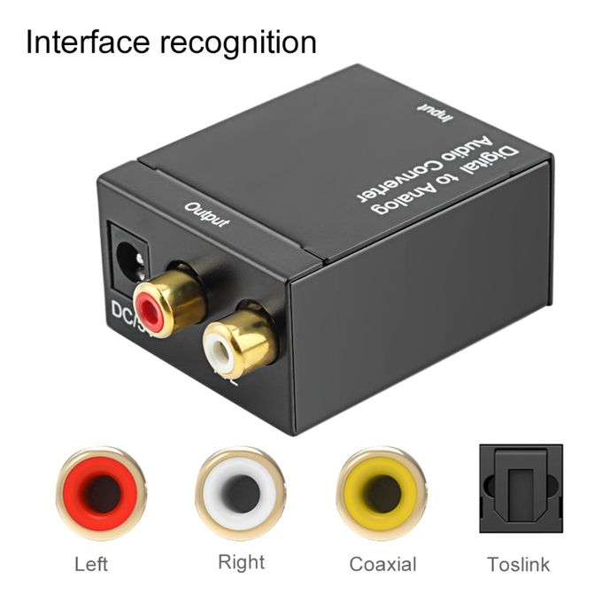 Optical digital converter / Digital to Analogue Converter + Free Optical cable