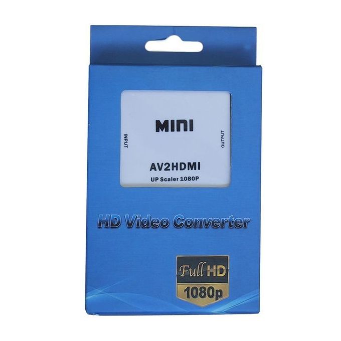 AV to HDMI Video Converter Adapter 720p 1080p Full HD