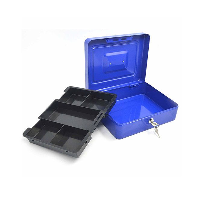Cash Box 8 inches / Petty cash Box With 2 Tamper proof keys