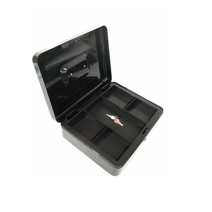 Cash Box 8 inches / Petty cash Box With 2 Tamper proof keys