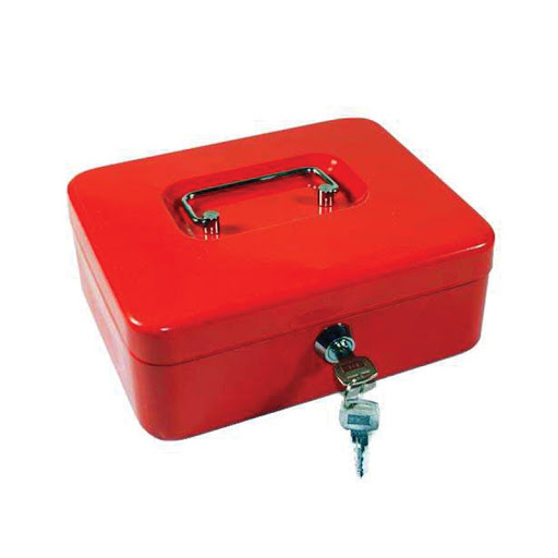 Cash Box 8 inches / Petty cash Box With 2 Tamper proof keys