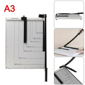 Heavy Duty Paper Trimmer, Cut Length A2-B7 Guillotine Paper Cutter