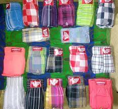 6 In 1 Cotton Boxer Shorts For Men (100% Cotton-Checked). Sizes: M, L, XL, XXL