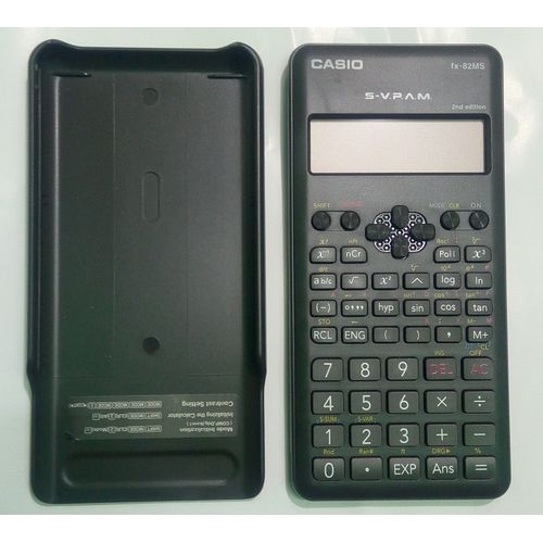 Casio FX82MS 2nd Edition Scientific Calculator Non-programmable Best for KCSE Black