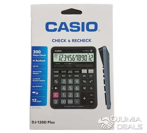 Casio Desk-Top Calculator DJ-120D Plus