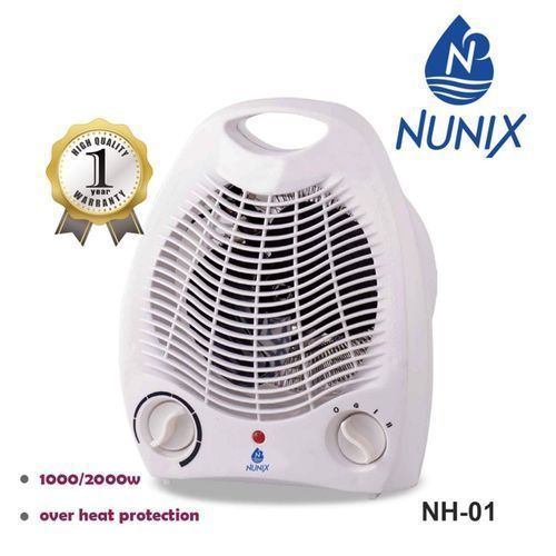 Nunix Room Heater NH01,Heater and Fan Combined