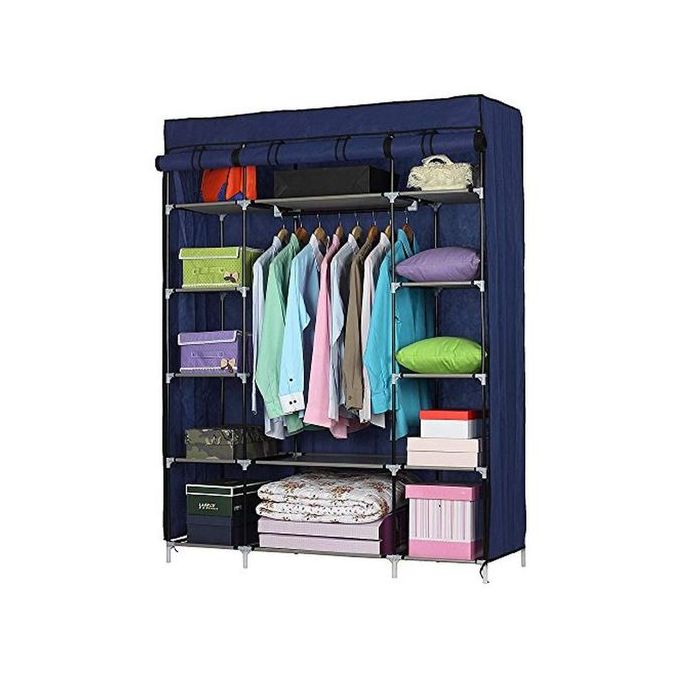 Nunix Strong Portable Wardrobe With Warranty 3 Column and Strongest Fabric