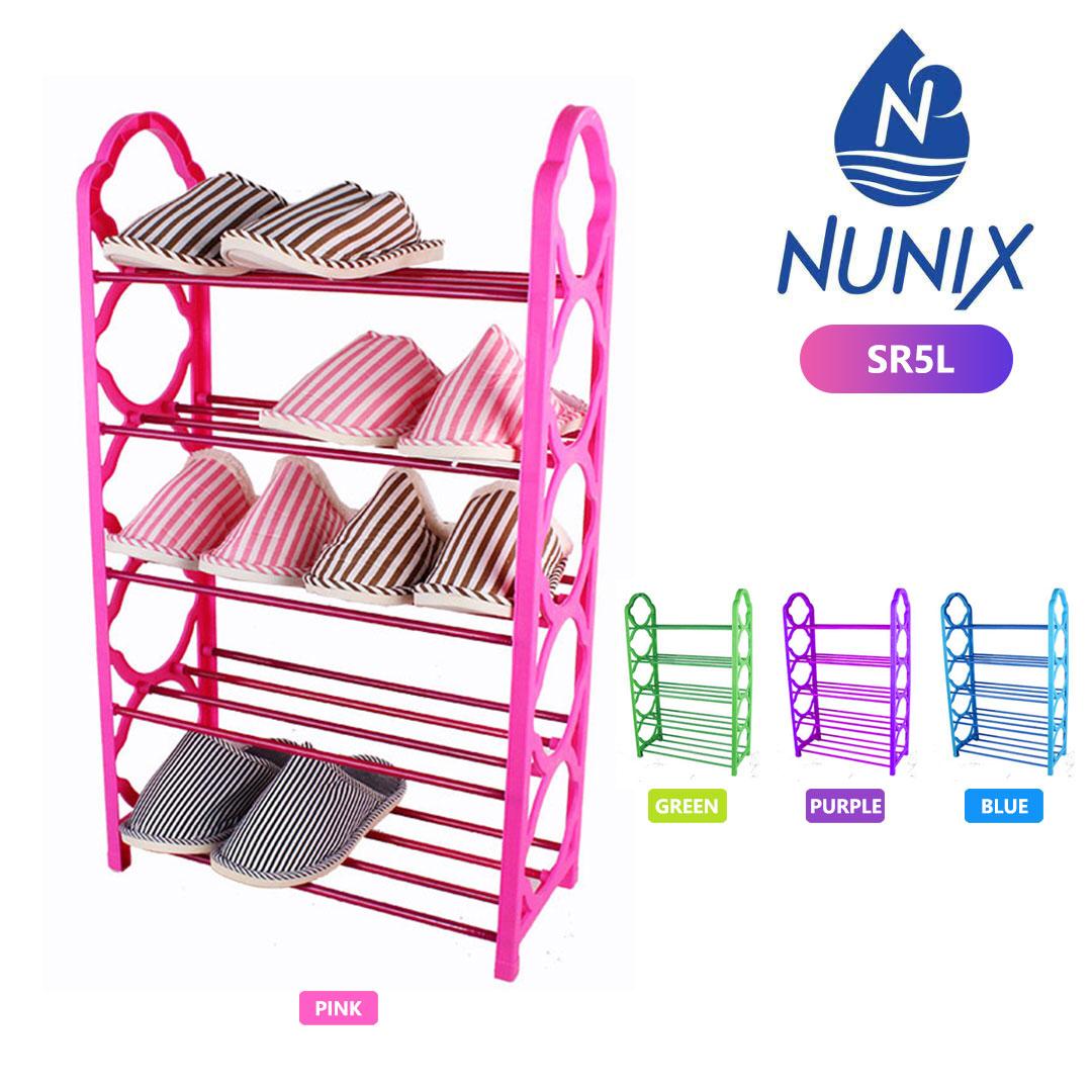 Nunix Portable Shoe Rack SR5L Holds Upto 10 Pairs with Choice of 5 Colors