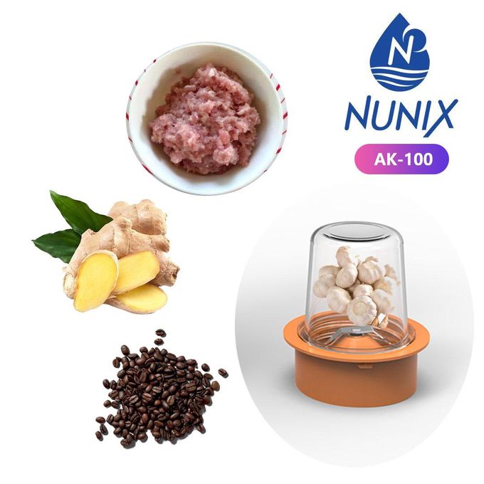 Nunix AK-100, 2 In 1 Blender With Grinding Machine, 1.5L With User Guide