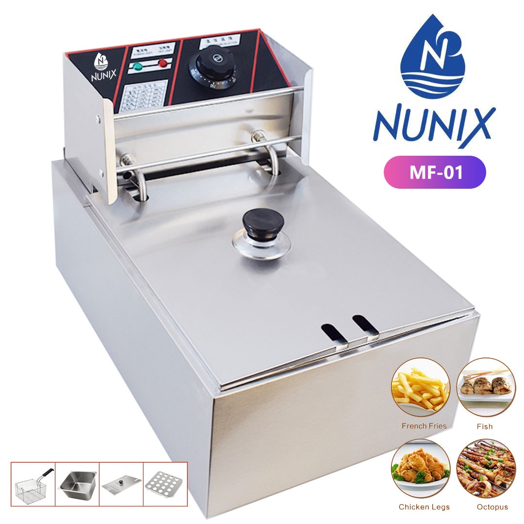 Nunix Electric Deep Fryer Machine - 6L-2500W