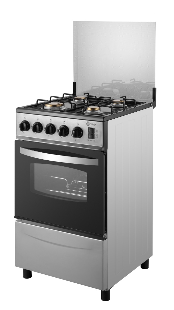 Free Standing 4 Gas Burner With Gas Oven Cooker 50 * 55 * 84cm