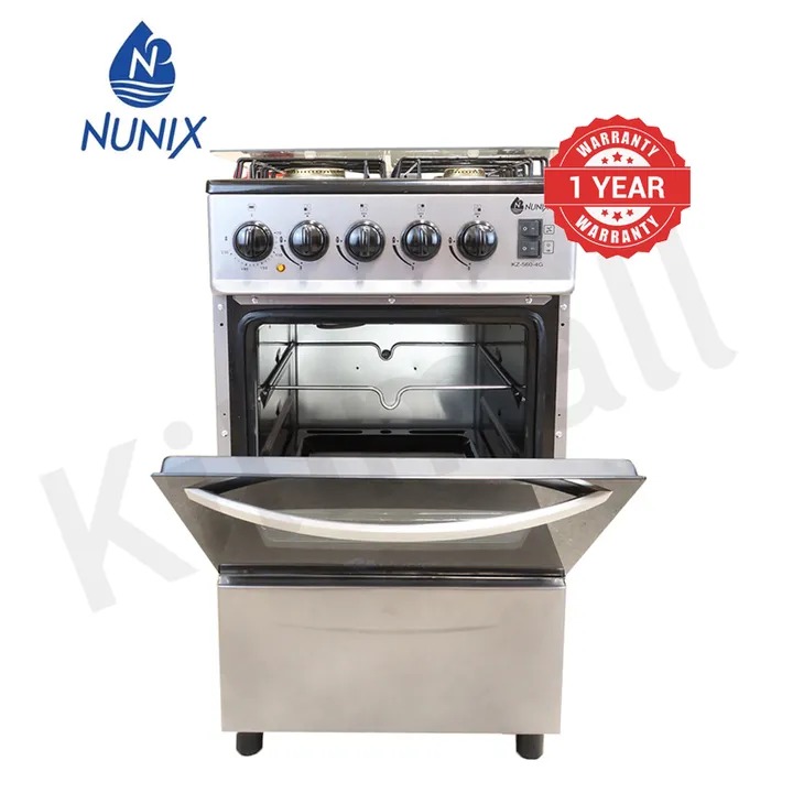 Free Standing 4 Gas Burner With Gas Oven Cooker 50 * 55 * 84cm