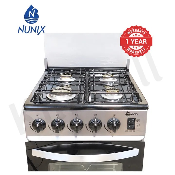 Free Standing 4 Gas Burner With Gas Oven Cooker 50 * 55 * 84cm