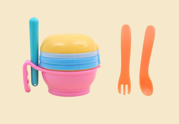 7 In 1  Baby Feeder Food Processor/ Mashing bow with spoons