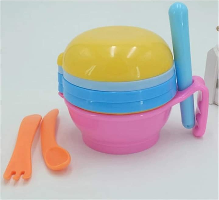 7 In 1  Baby Feeder Food Processor/ Mashing bow with spoons