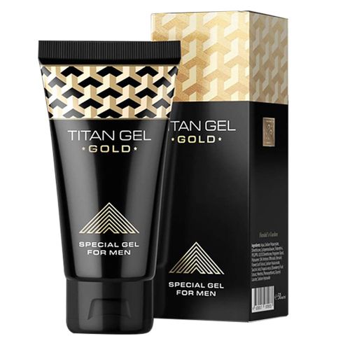 Original Titan Gel Penis Enlargement Cream Fast Results Penis Enlargement Libido Boosting Cream - Gold -