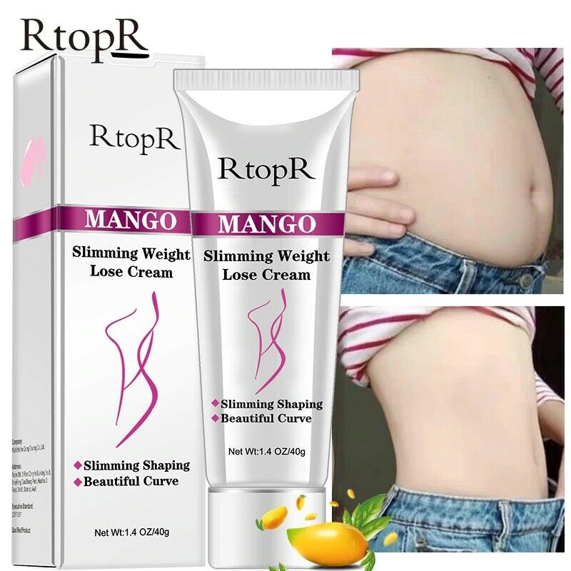 Slimming Flat Tummy Weight Lose Body Waist Tummy Slimming Cellulite Cream - Rtopr