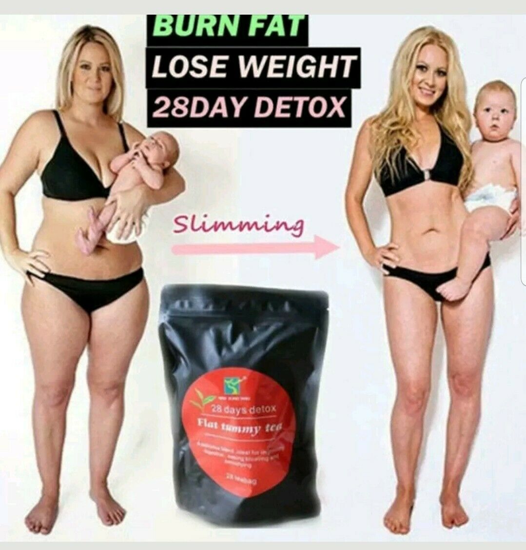 FLAT TUMMY TEA SLIMMING TEA  Weight Lose Detox Burn Fat -