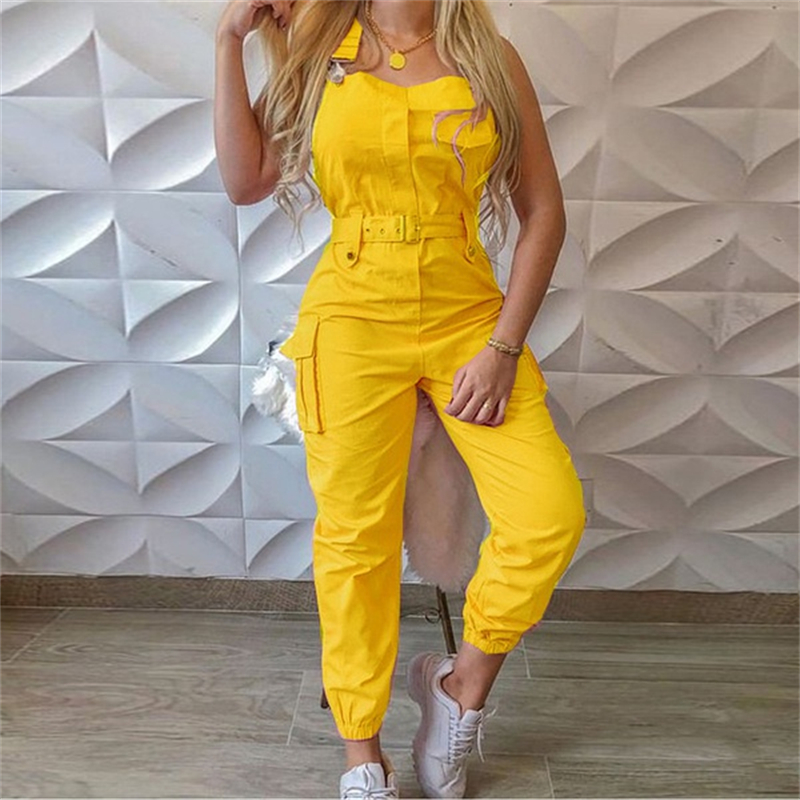 10 Colors 2023 NEW Women Bodycon Jumpsuit Solid Casual Bodysuit Ladies Long Romper Overalls
