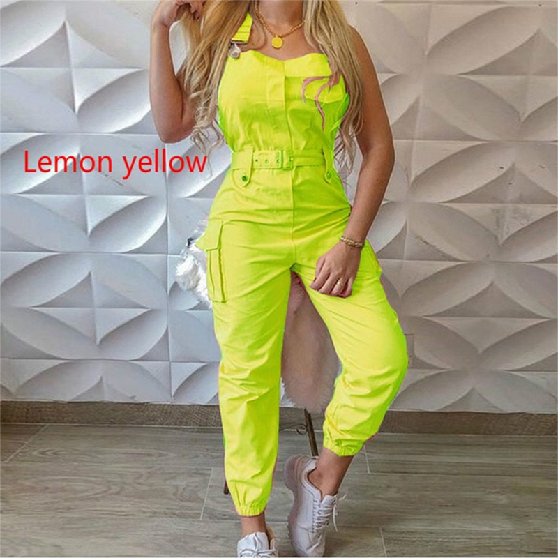 10 Colors 2023 NEW Women Bodycon Jumpsuit Solid Casual Bodysuit Ladies Long Romper Overalls