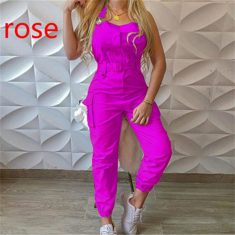 10 Colors 2023 NEW Women Bodycon Jumpsuit Solid Casual Bodysuit Ladies Long Romper Overalls