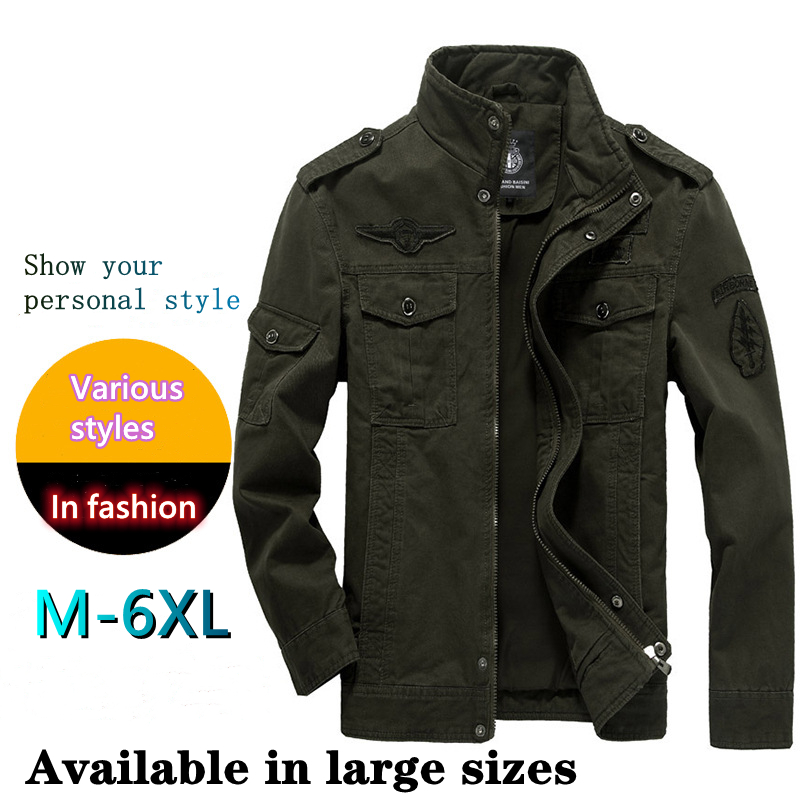 New men's jackets Casual military windbreaker High quality men's coats Spring/fall fashion men's jacket A variety of styles are available in larger sizes