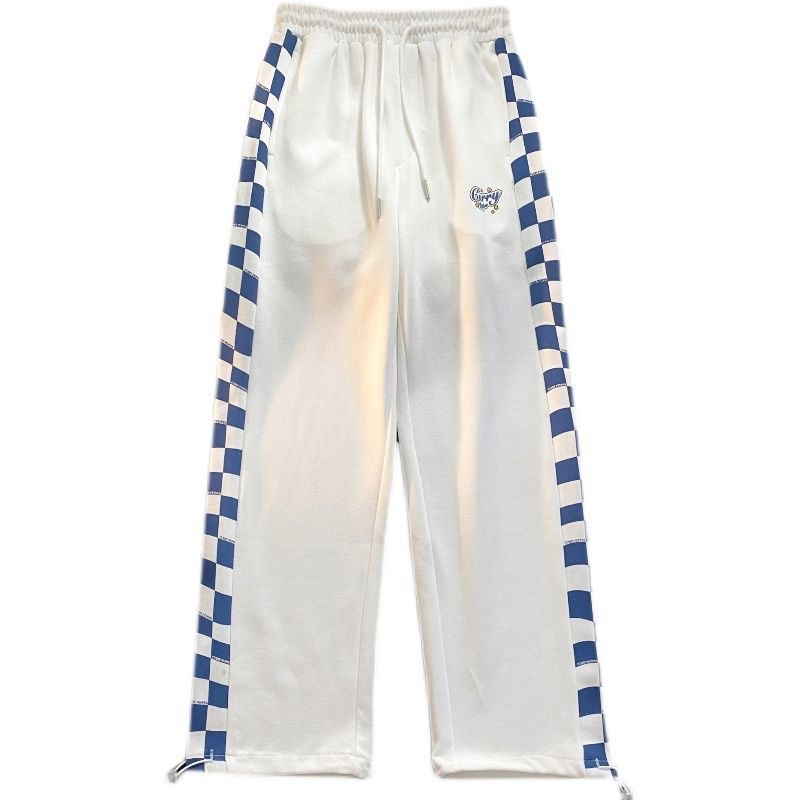 Men's trousers Lovers casual pants Retro chessboard pants for men and women Spring summer 2022 ins loose casual thin Leggings