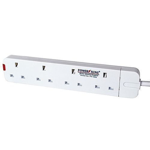 Power King 4 Way Heavy Duty 13 Amp Extension Socket