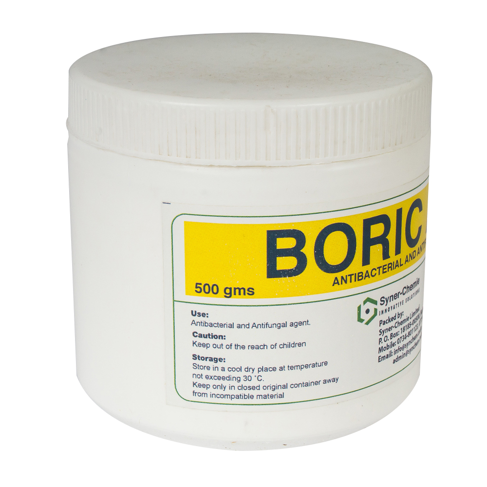 Boric Acid Antibacterial And Anti-Fungal Agent-500G.Safe and Superior: Boric Acid is 100% pure with no additional fillers & contaminants.