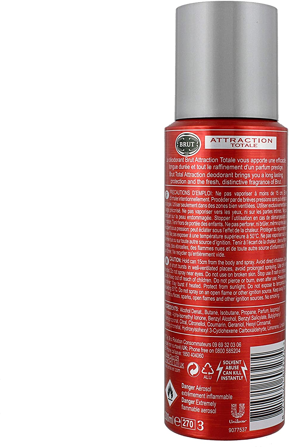 Attraction Totale Deodorant Spray For Men-200mL