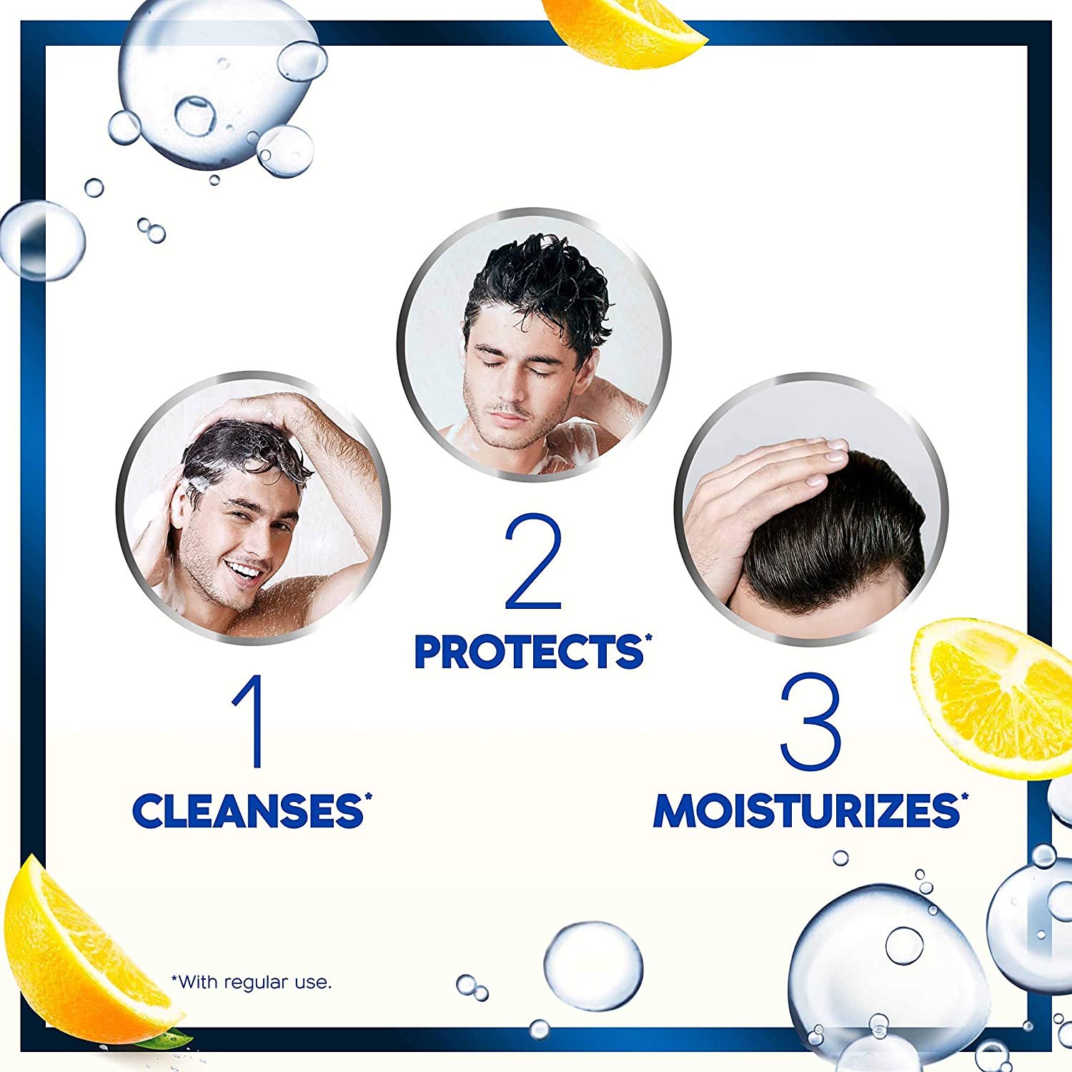 Head and Shoulders Citrus Fresh Anti-Dandruff  Shampoo For Greasy Hair-400 ML