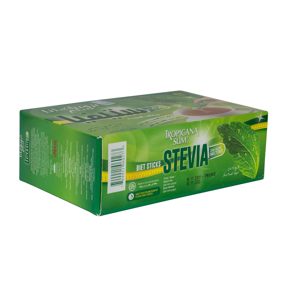 Tropicana Slim Sweetener  (Tropicana Slim)  With Stevia -50 Sticks