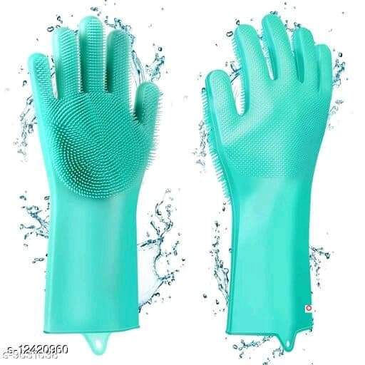 High quality Silicon/multi-purpose cleaning Kitchen gloves.pair