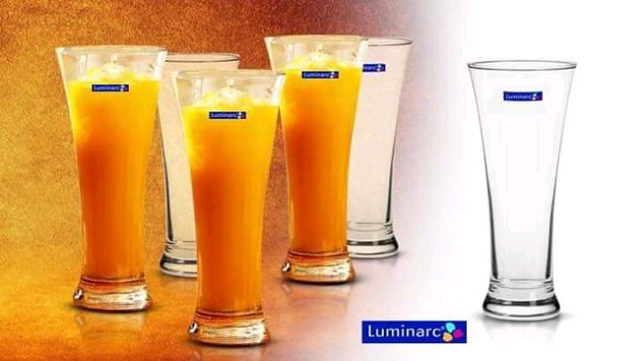 6 pcs Luminarc martigues juice Kitchen glass  33cl